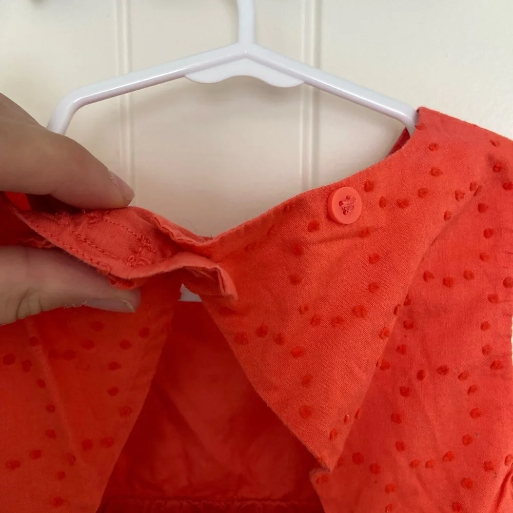 EUC | Gymboree baby‎ girl’s sleeveless embroidered dot dress — 12-18 months